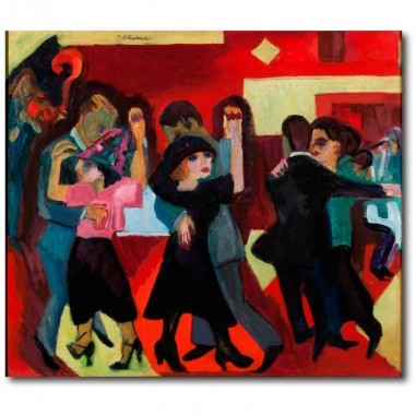 Πίνακας σε καμβά του Ernst Ludwig Kirchner Tangotee